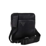 GUESS SAFFIANO ΑΝΔΡΙΚΗ ΤΣΑΝΤΑ ΜΑΥΡΗ