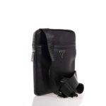 GUESS SAFFIANO ΑΝΔΡΙΚΗ ΤΣΑΝΤΑ ΜΑΥΡΗ