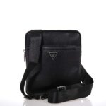 GUESS SAFFIANO ΑΝΔΡΙΚΗ ΤΣΑΝΤΑ ΜΑΥΡΗ