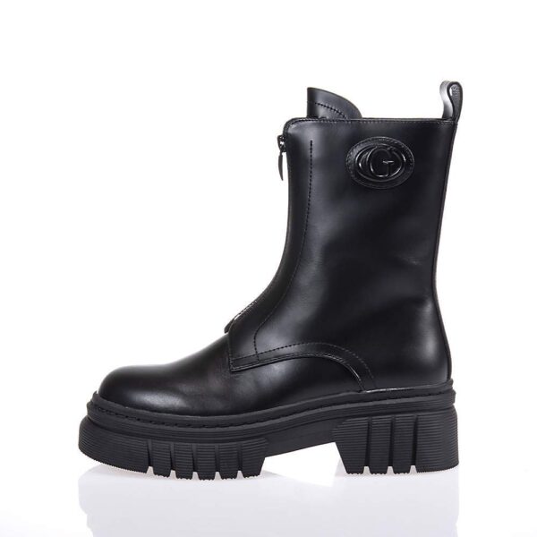 GUESS ANNIA ΓΥΝΑΙΚΕΙΑ ΔΕΡΜΑΤΙΝΑ ΜΑΥΡΑ ΜΠΟΤΑΚΙΑ