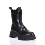 GUESS ANNIA ΓΥΝΑΙΚΕΙΑ ΔΕΡΜΑΤΙΝΑ ΜΑΥΡΑ ΜΠΟΤΑΚΙΑ