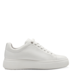 TAMARIS ΓΥΝΑΙΚΕΙΑ ΛΕΥΚΑ SNEAKERS ΔΕΡΜΑΤΙΝΑ