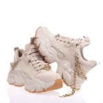 BUFFALO BINARY CHAIN ΓΥΝΑΙΚΕΙΑ SNEAKERS ΜΠΕΖ