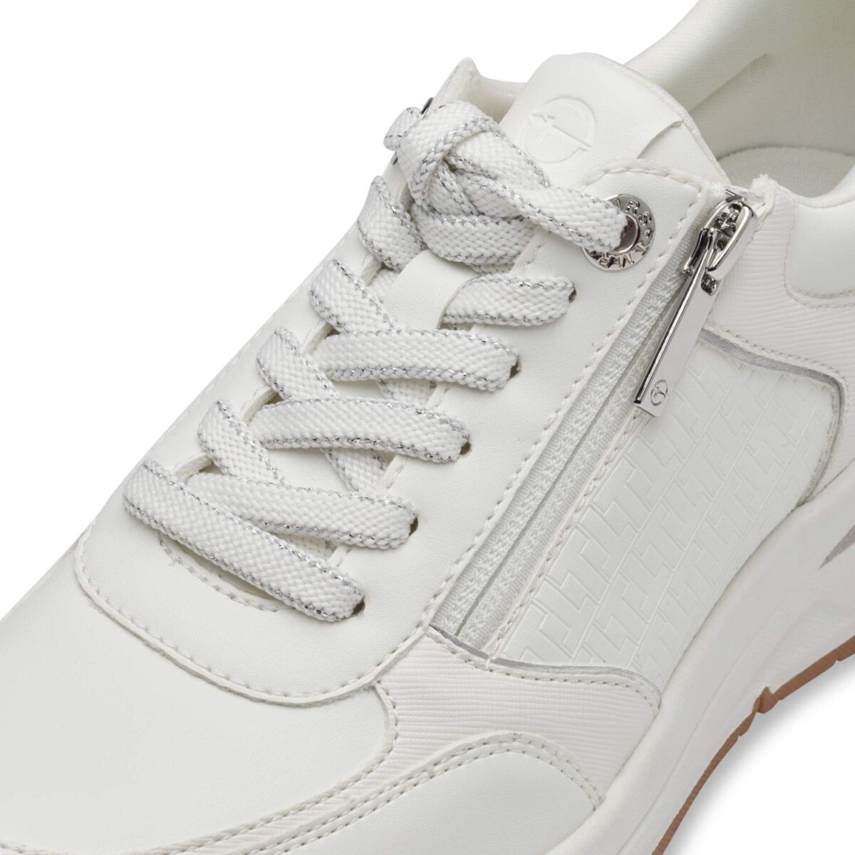 TAMARIS VEGAN ΓΥΝΑΙΚΕΙΑ ΛΕΥΚΑ SNEAKERS