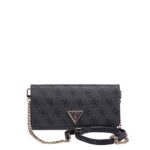 GUESS NOELLE ΓΥΝΑΙΚΕΙΑ CROSSBODY ΤΣΑΝΤΑ ΑΝΘΡΑΚΙ