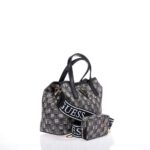 GUESS G WAVE MINI ΓΥΝΑΙΚΕΙΑ ΤΣΑΝΤΑ ΧΕΙΡΟΣ ΜΑΥΡΗ