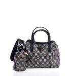 GUESS G WAVE MINI ΓΥΝΑΙΚΕΙΑ ΤΣΑΝΤΑ ΧΕΙΡΟΣ ΜΑΥΡΗ