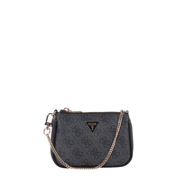GUESS ORLINA DAILY POUCH ΓΥΝΑΙΚΕΙΟ ΑΝΘΡΑΚΙ ΤΣΑΝΤΑΚΙ