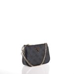 GUESS ORLINA DAILY POUCH ΓΥΝΑΙΚΕΙΟ ΑΝΘΡΑΚΙ ΤΣΑΝΤΑΚΙ