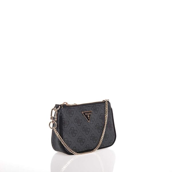 GUESS ORLINA DAILY POUCH ΓΥΝΑΙΚΕΙΟ ΑΝΘΡΑΚΙ ΤΣΑΝΤΑΚΙ