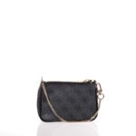 GUESS ORLINA DAILY POUCH ΓΥΝΑΙΚΕΙΟ ΑΝΘΡΑΚΙ ΤΣΑΝΤΑΚΙ