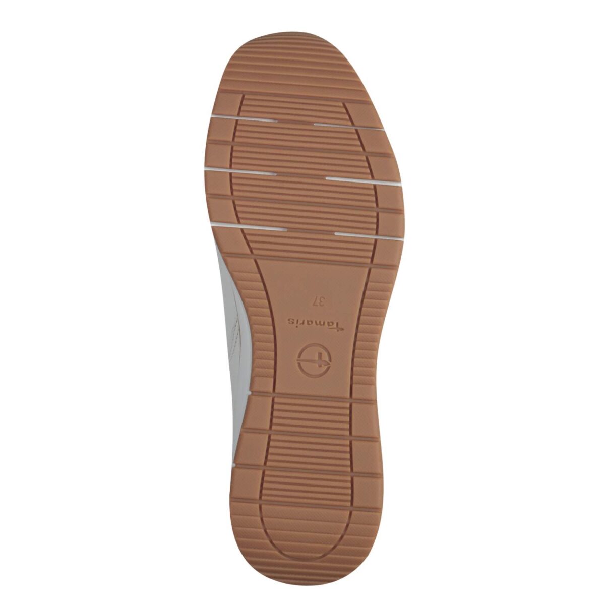 TAMARIS ΓΥΝΑΙΚΕΙΑ ΔΕΡΜΑΤΙΝΑ SNEAKERS ΛΕΥΚΑ