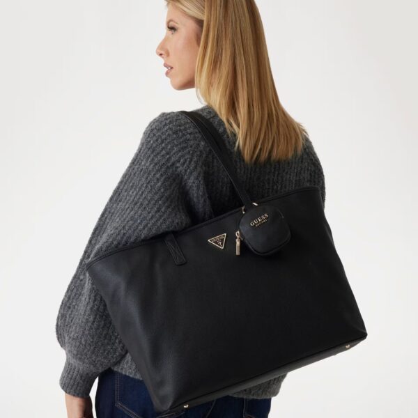 GUESS POWER PLAY LARGE ΓΥΝΑΙΚΕΙΑ ΤΣΑΝΤΑ ΩΜΟΥ ΜΑΥΡΗ