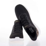 SKECHERS BOBS SQUAD CHAOS ΓΥΝΑΙΚΕΙΑ ΑΘΛΗΤΙΚΑ ΜΑΥΡΑ