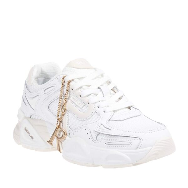 REPLAY DESTINY W FINE ΓΥΝΑΙΚΕΙΑ ΛΕΥΚΑ SNEAKERS