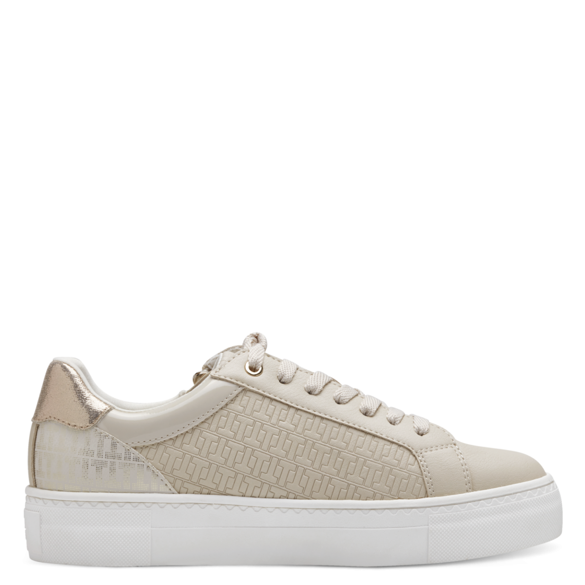 TAMARIS VEGAN ΓΥΝΑΙΚΕΙΑ SNEAKERS IVORY
