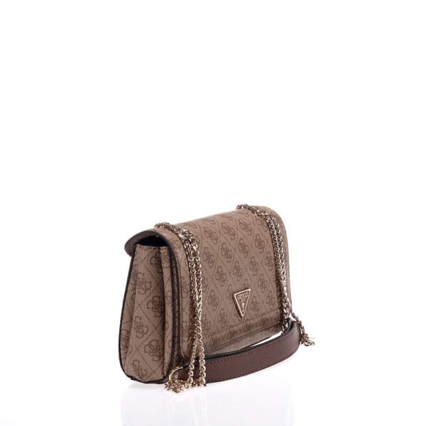 GUESS NOELLE ΓΥΝΑΙΚΕΙΑ CROSSBODY ΤΣΑΝΤΑ ΜΠΕΖ