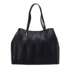 GUESS VIKKY II ΓΥΝΑΙΚΕΙΑ ΜΑΥΡΗ SHOPPER ΤΣΑΝΤΑ