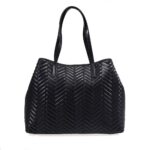 GUESS VIKKY II ΓΥΝΑΙΚΕΙΑ ΜΑΥΡΗ SHOPPER ΤΣΑΝΤΑ