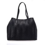 GUESS VIKKY II ΓΥΝΑΙΚΕΙΑ ΜΑΥΡΗ SHOPPER ΤΣΑΝΤΑ