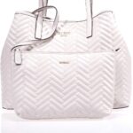 GUESS VIKKY II ΓΥΝΑΙΚΕΙΑ ΕΚΡΟΥ SHOPPER ΤΣΑΝΤΑ