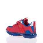 BULL BOYS ΠΑΙΔΙΚΑ SNEAKERS ΜΕ ΦΩΤΑΚΙΑ ΚΟΚΚΙΝΑ