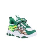 BULL BOYS ΠΑΙΔΙΚΑ SNEAKERS ΜΕ ΦΩΤΑΚΙΑ ΠΡΑΣΙΝΑ