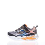 SKECHERS SLIGHTS-FLEX GLOW ULTRA ΠΑΙΔΙΚΑ ΑΘΛΗΤΙΚΑ ΜΑΥΡΑ