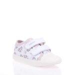 GEOX B GISLI ΠΑΙΔΙΚΑ SNEAKERS ΜΕ VELCRO ΛΕΥΚΑ