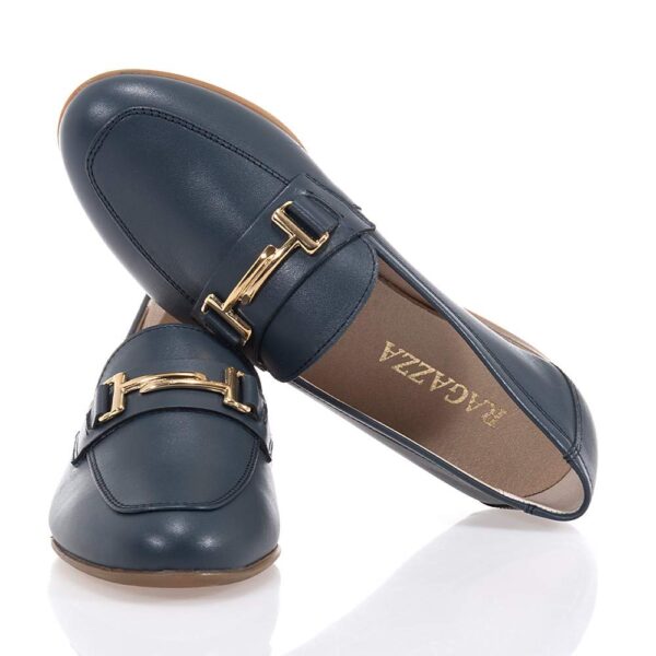 RAGAZZA ΓΥΝΑΙΚΕΙΑ LOAFERS ΔΕΡΜΑΤΙΝΑ ΜΠΛΕ
