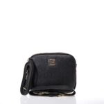 GUY LAROCHE ΔΕΡΜΑΤΙΝΗ ΓΥΝΑΙΚΕΙΑ ΤΣΑΝΤΑ CROSSBODY ΜΑΥΡΗ