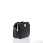 GUY LAROCHE ΔΕΡΜΑΤΙΝΗ ΓΥΝΑΙΚΕΙΑ ΤΣΑΝΤΑ CROSSBODY ΜΑΥΡΗ