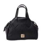 GUY LAROCHE ΔΕΡΜΑΤΙΝΗ ΓΥΝΑΙΚΕΙΑ ΤΣΑΝΤΑ ΧΕΙΡΟΣ ΜΑΥΡΗ