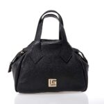 GUY LAROCHE ΔΕΡΜΑΤΙΝΗ ΓΥΝΑΙΚΕΙΑ ΤΣΑΝΤΑ ΧΕΙΡΟΣ ΜΑΥΡΗ