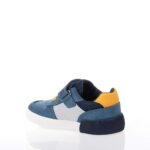 GEOX B GISLI ΠΑΙΔΙΚΑ SNEAKERS ΜΕ VELCRO ΜΠΛΕ