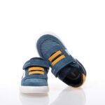 GEOX B GISLI ΠΑΙΔΙΚΑ SNEAKERS ΜΕ VELCRO ΜΠΛΕ