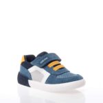 GEOX B GISLI ΠΑΙΔΙΚΑ SNEAKERS ΜΕ VELCRO ΜΠΛΕ