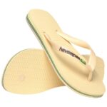 HAVAIANAS BRASIL LOGO ΓΥΝΑΙΚΕΙΕΣ ΣΑΓΙΟΝΑΡΕΣ BUTTERCREAM
