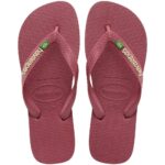 HAVAIANAS BRASIL LOGO ΓΥΝΑΙΚΕΙΕΣ ΣΑΓΙΟΝΑΡΕΣ AMARANTH