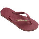 HAVAIANAS BRASIL LOGO ΓΥΝΑΙΚΕΙΕΣ ΣΑΓΙΟΝΑΡΕΣ AMARANTH