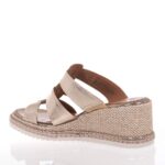 TAMARIS ΓΥΝΑΙΚΕΙΑ ΔΕΡΜΑΤΙΝΑ MULES ΜΠΡΟΝΖΕ