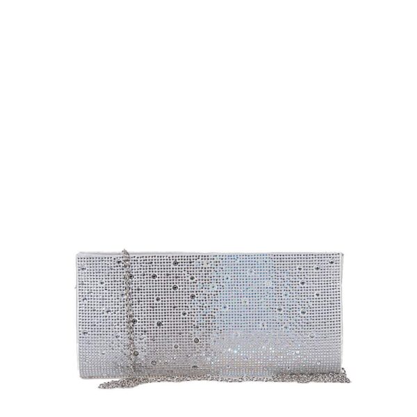 TAMARIS AMALIA RHINESTONE ΓΥΝΑΙΚΕΙΟ CLUTCH ΑΣΗΜΙ