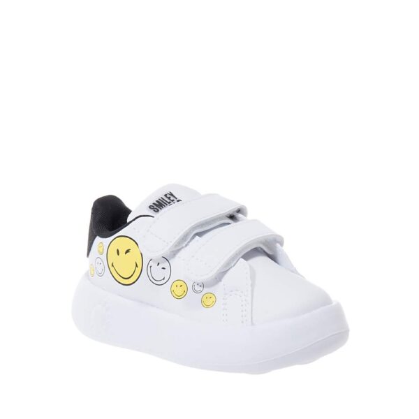 ADIDAS ADVANTAGE SMILEY ΠΑΙΔΙΚΑ ΑΘΛΗΤΙΚΑ ΛΕΥΚΑ