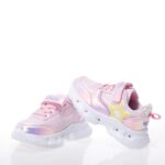 LELLI KELLY MARGHERITA ΠΑΙΔΙΚΑ SNEAKERS ΜΕ ΦΩΤΑΚΙΑ ΡΟΖ