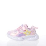 LELLI KELLY MARGHERITA ΠΑΙΔΙΚΑ SNEAKERS ΜΕ ΦΩΤΑΚΙΑ ΡΟΖ