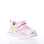 LELLI KELLY MARGHERITA ΠΑΙΔΙΚΑ SNEAKERS ΜΕ ΦΩΤΑΚΙΑ ΡΟΖ