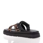 BEATRIS ΓΥΝΑΙΚΕΙΑ MULES FLATFORMS ΚΑΦΕ-ΜΑΥΡΟ