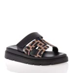 BEATRIS ΓΥΝΑΙΚΕΙΑ MULES FLATFORMS ΚΑΦΕ-ΜΑΥΡΟ
