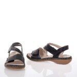 RIEKER ΓΥΝΑΙΚΕΙΑ ΜΑΥΡΑ ΠΕΔΙΛΑ ΜΕ VELCRO