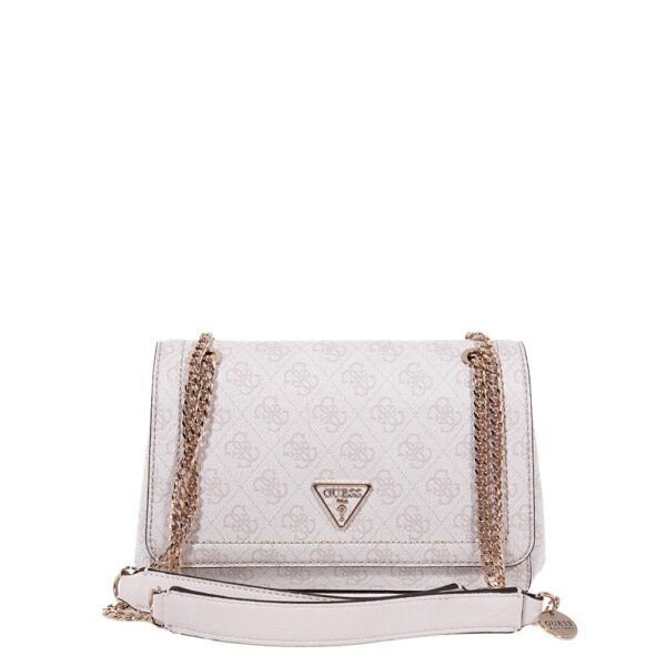 GUESS NOELLE ΓΥΝΑΙΚΕΙΑ CROSSBODY ΤΣΑΝΤΑ ΕΚΡΟΥ